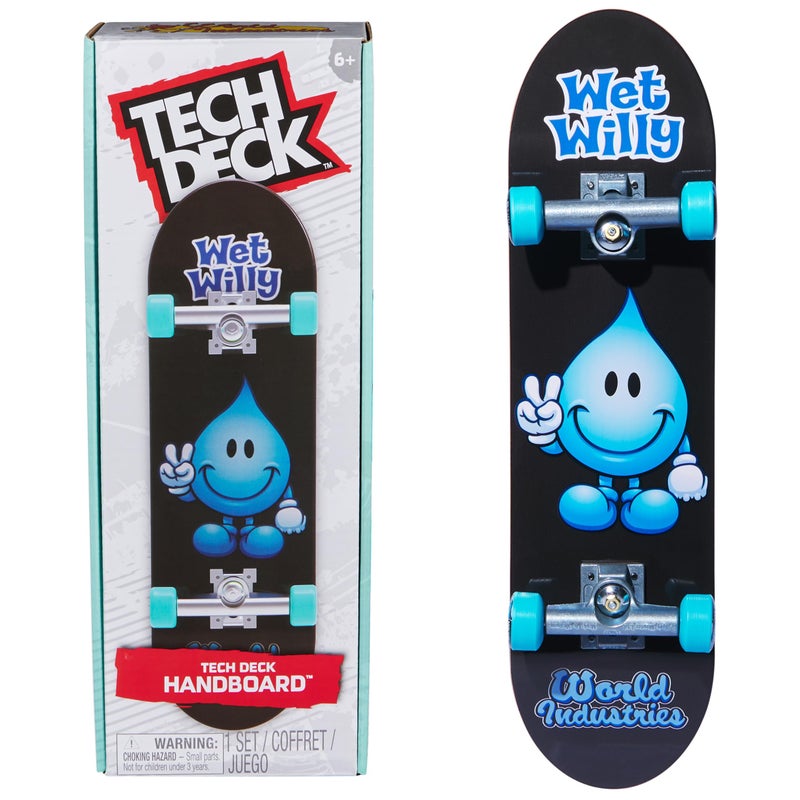 تيك ديك لوح اليد من شركة Tech Deck World Industries؛ ألعاب تزلج صغيرة أصلية للأطفال للأولاد والبنات من سن 6 سنوات فما فوق (للاستخدام اليدوي فقط) - Image 1